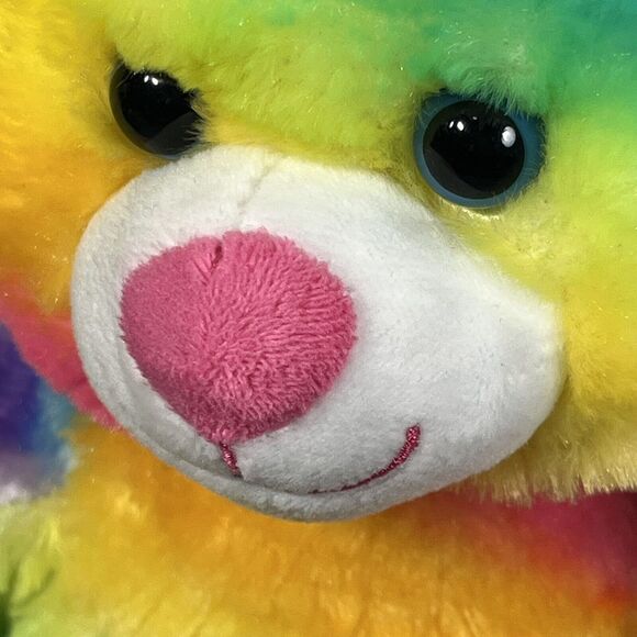 Build A Bear Rainbow Kitty Cat w/Outfit Love Wins Shirt Tutu Plush Swirl Stripes - Picture 13 of 16